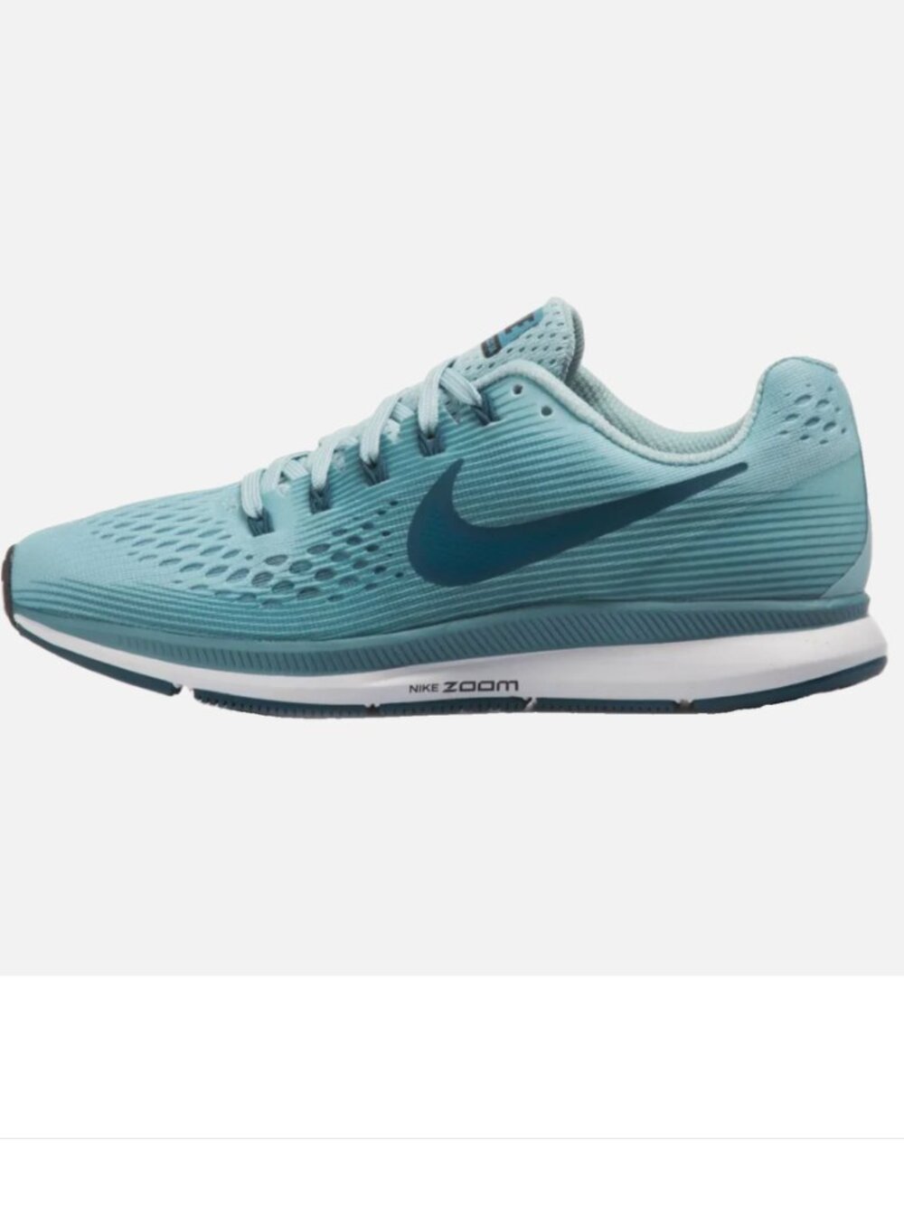 NEW Nike Air Zoom Pegasus 34 Teal Blue White Womens 6.5 US 37.5 EUR 4 UK